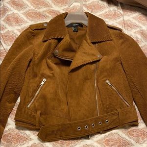 Forever21 Corduroy Biker Jacket